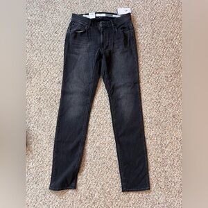 NWT Brax Chuck Hi-Flex Modern Fit Five-Pocket Jeans - Black/Grey